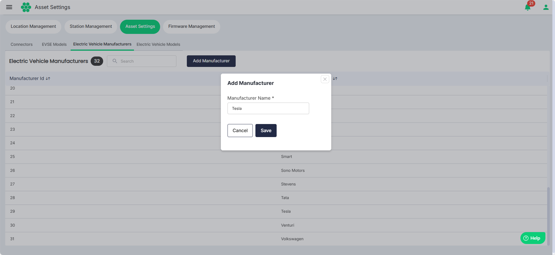 Add EVSE Model