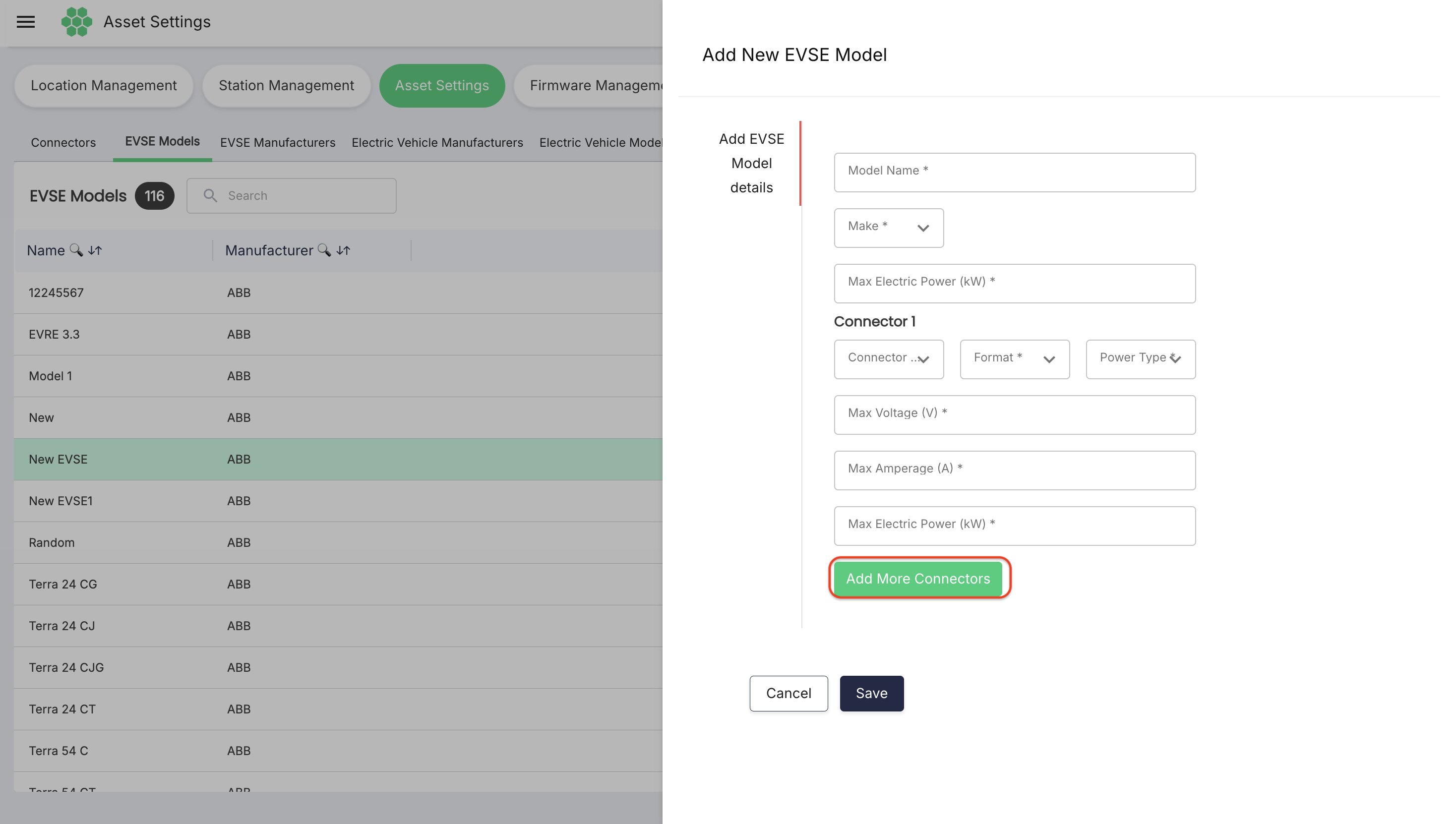 Add EVSE Model