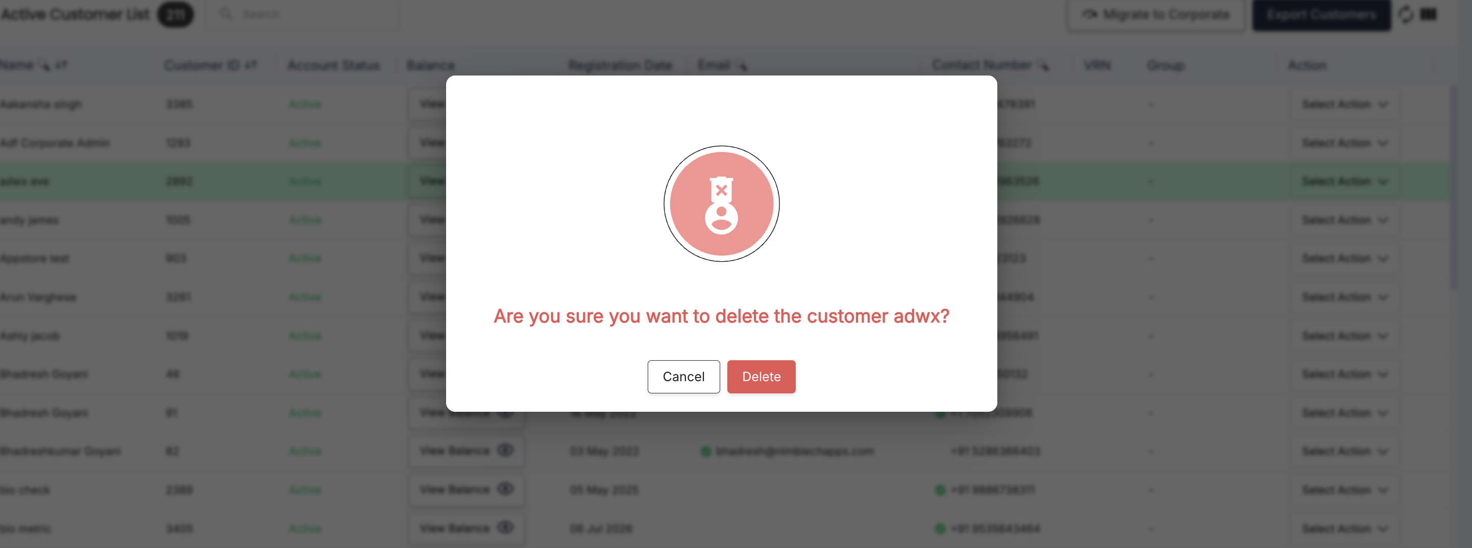 Inactive Customer