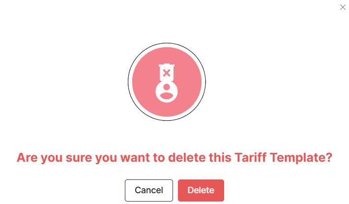 Delete Tariff
