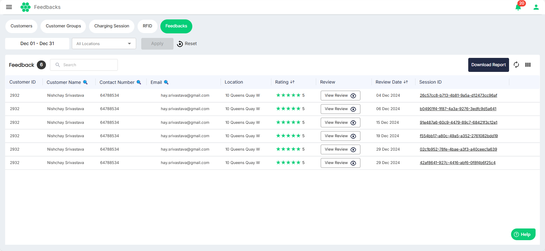Feedbacks