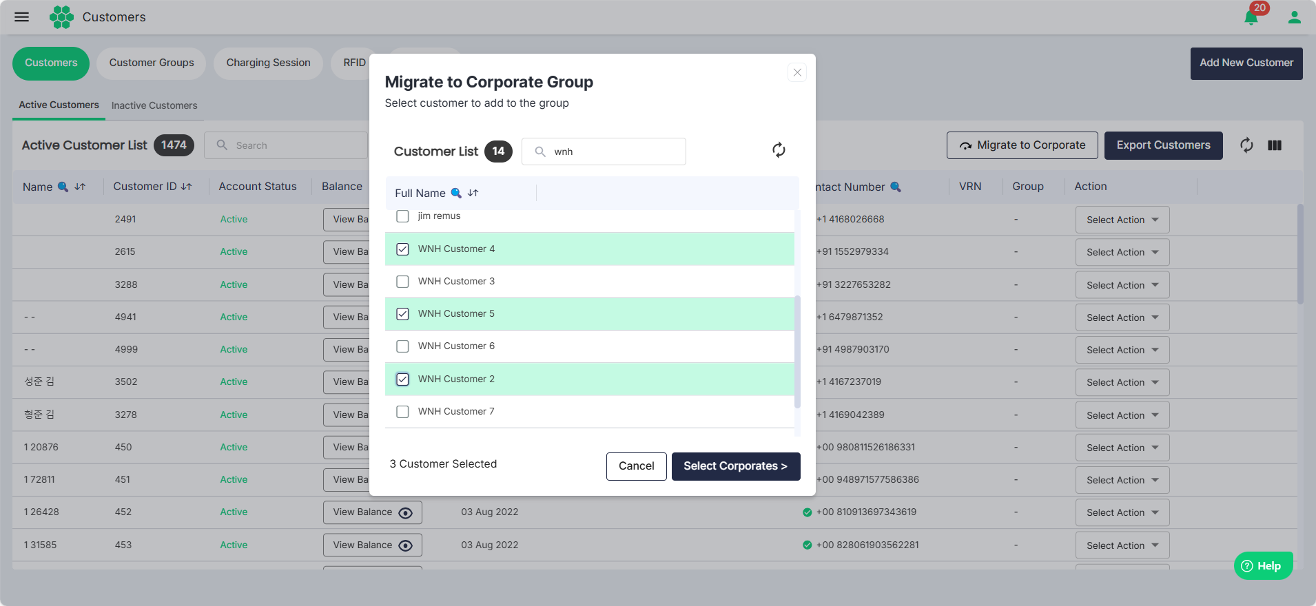 Migrate to Corporate
