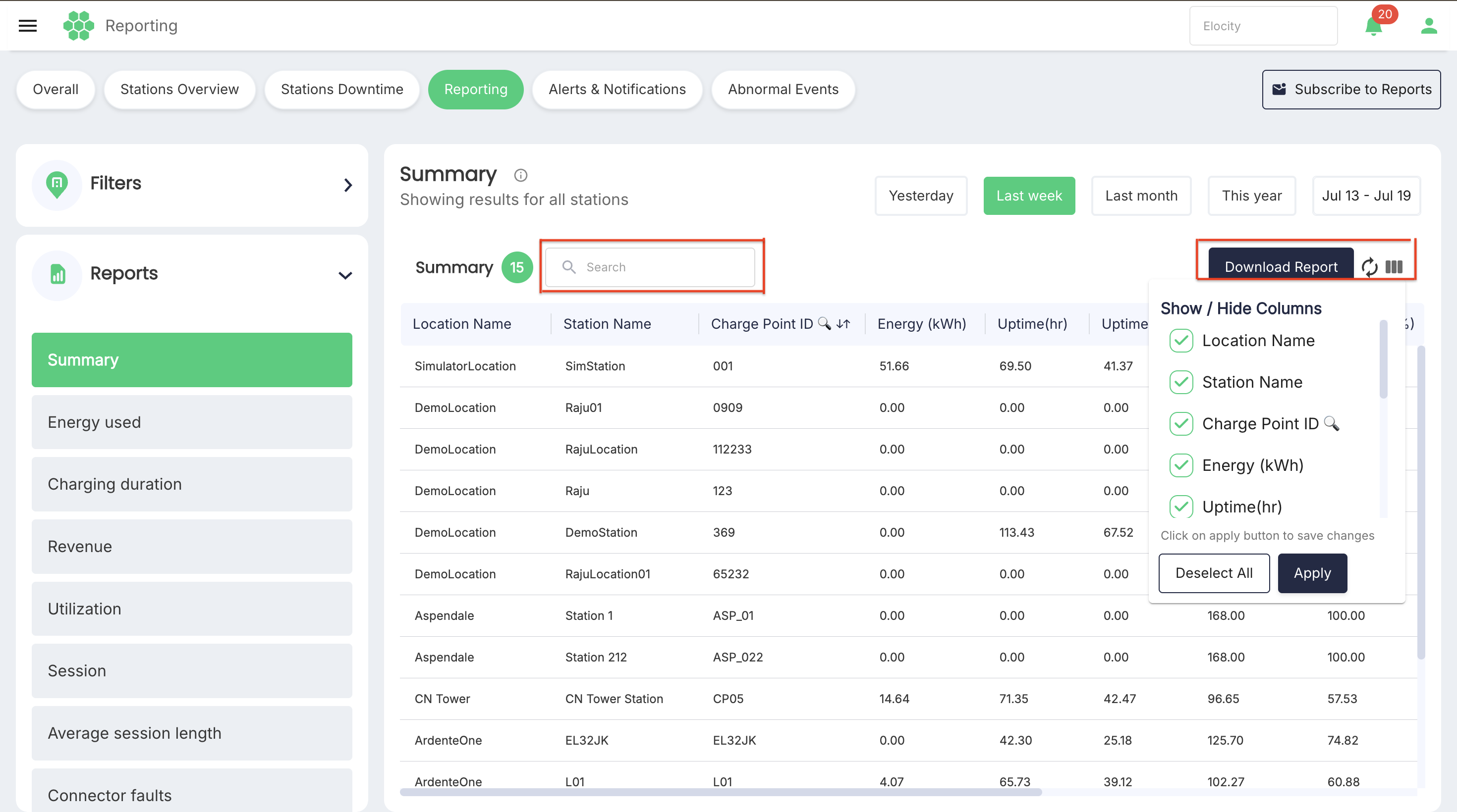 Summary Grid Tools