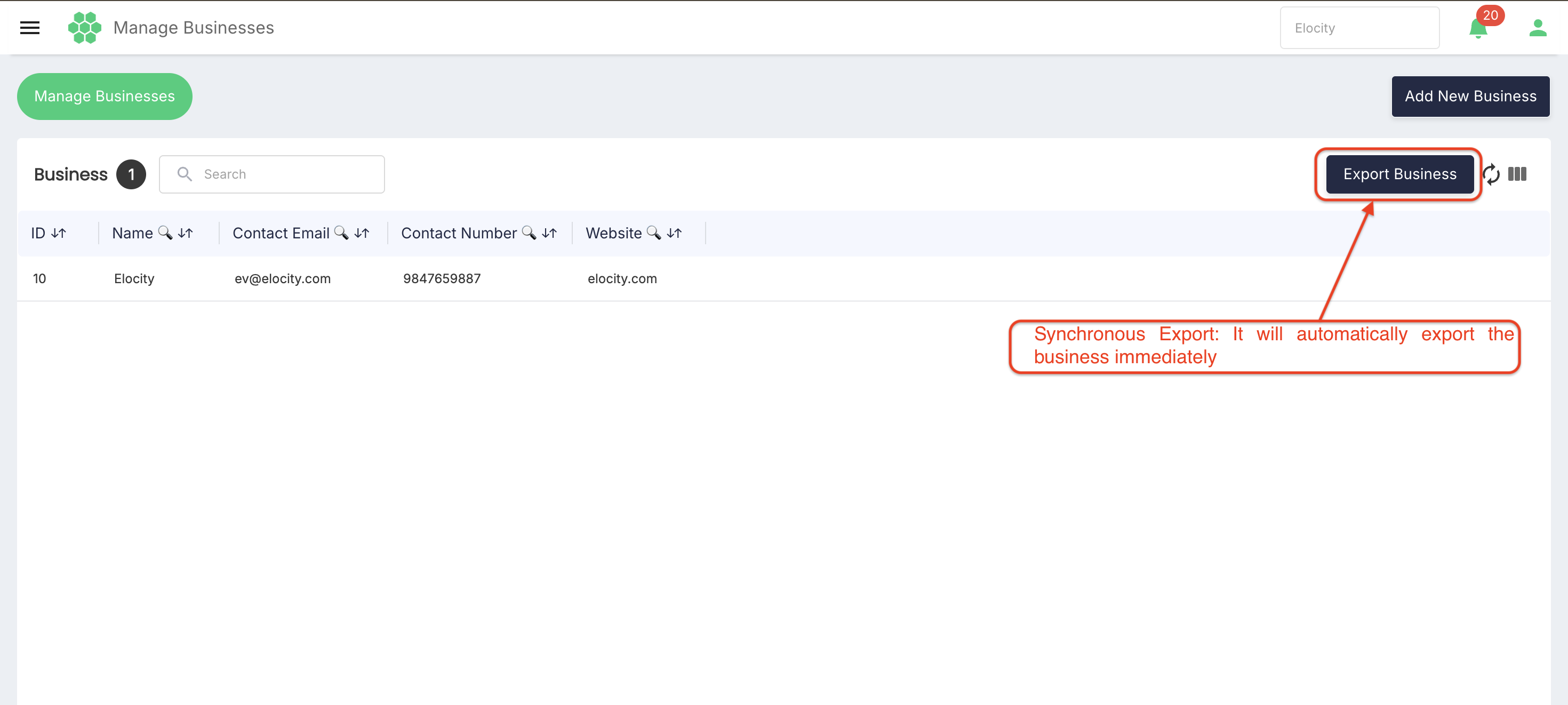 Synchronous Report
